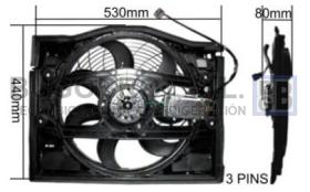 Electro ventiladores 18-BM1010 - ELEC. VENT. BMW E46 (64548373957)