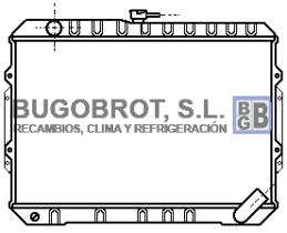 Radiadores 40-MT2049 - RADIADOR AGUA MITSUBISHI MONTERO (MB356155)