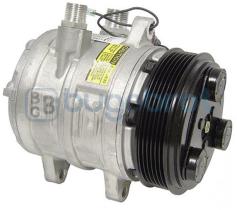 Compresor estándar 50-42081Q - COMPRESOR QUE QP-08  V-O  P6 123 MM.  12 V.  (3 OREJETAS)