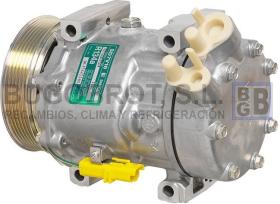 Compresor Original 51-1242 - COMP. SD7V16  V-B  P6  123 MM.  (PSA  MOTORES HDI  ''03>)