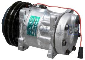 Compresor Original 51-8088 - COMP. SD7H15 H-BRIDA "QC" 2A 12V. 140MM (MASSEY FERGUSON)