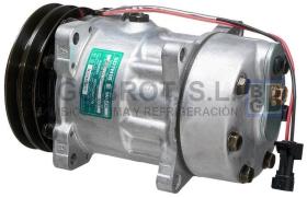 Compresor Original 51-8095 - COMP. SD7H15 H-BRIDA  2A  132 MM.  24 V. (RENAULT MAGNUM)