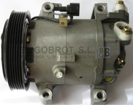 Compresor Original 51-N9F500 - COMP. CALSONIC CSV13  C-BRIDA  P6  135 MM.  (NISSAN ALMERA)