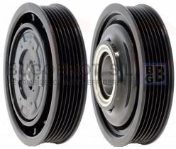 Embragues 52-22021 - POLEA COMPRESOR DENSO RENAULT PV7 125 MM.  (8200956574)