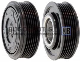 Embragues 52-27957 - POLEA COMPRESOR DENSO 6SEU14C P6 100MM. (G. VOLKSWAGEN)