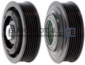 Embragues 52-30116 - POLEA COMP. DENSO 6SEU14C P6 100MM. AUDI - NUEVOS MODELOS