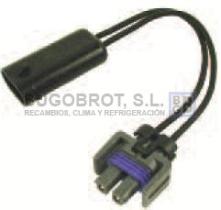 Bobinas 53-0138 - CONECTOR PARA COMPRESOR GM (FASTON H - 2 PIN 8 MM. M)