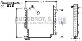 Condensador 62-AI5119 - CONDENSADOR AUDI 80 / 90 / COUPE