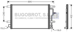 Condensador 62-AI5199 - CONDENSADOR AUDI A4 II  O3>