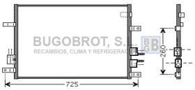 Condensador 62-AL5097 - CONDENSADOR ALFA ROMEO 159