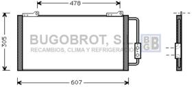 Condensador 62-AU5139 - CONDENSADOR HONDA-ROVER