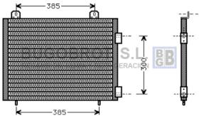 Condensador 62-AU5141 - CONDENSADOR LAND ROVER FREELANDER  AWR5796