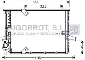 Condensador 62-BW5180 - CONDENSADOR BMW E36 325I