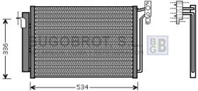 Condensador 62-BW5281 - CONDENSADOR BMW X5 SERIES (64536914216)