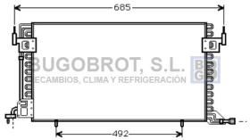 Condensador 62-CN5100 - CONDENSADOR CITROEN BERLINGO