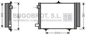 Condensador 62-CN5205 - CONDENSADOR CITROEN C3  ( PSA )