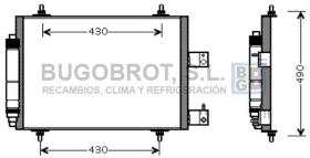 Condensador 62-CN5213 - CONDENSADOR PEUGEOT / CITROEN