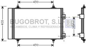 Condensador 62-CN5240 - CONDENSADOR CITROEN C4 PICASSO