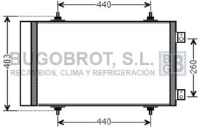 Condensador 62-CN5263 - CONDENSADOR CITROEN C8 / PEUGEOT 807