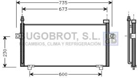 Condensador 62-DN5197 - CONDENSADOR NISSAN MICRA