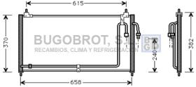 Condensador 62-DN5200 - CONDENSADOR NISSAN