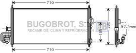 Condensador 62-DN5201 - CONDENSADOR NISSAN ALMERA/PRIMERA