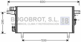 Condensador 62-DN5269 - CONDENSADOR NISSAN