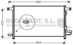 Condensador 62-DW5049 - CONDENSADOR  DAEWOO KALOS 1.4I  '02