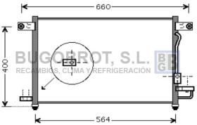 Condensador 62-DW5061 - CONDENSADOR CHEVROLET AVEO