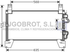 Condensador 62-DW5077 - CONDENSADOR CHEVROLET - REXTON