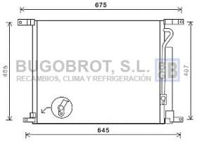 Condensador 62-DW5139 - CONDENSADOR CHEVROLET AVEO