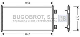 Condensador 62-FD5303 - CONDENSADOR FORD TRANSIT VI