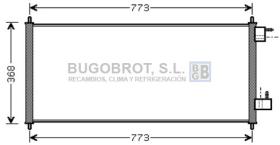 Condensador 62-FD5361 - CONDENSADOR FORD TRANSIT