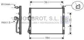 Condensador 62-HD5090 - CONDENSADOR HONDA CIVIC IV '92-'93