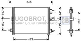 Condensador 62-HY5062 - CONDENSADOR HYUNDAI ATOS 98>