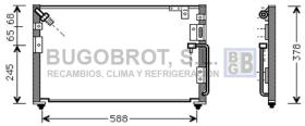 Condensador 62-HY5079 - CONDENSADOR HYUNDAI GALLOPER