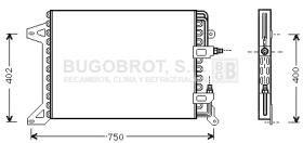 Condensador 62-IV5034 - CONDENSADOR IVECO EUROCARGO