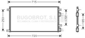 Condensador 62-IV5058 - CONDENSADOR IVECO DAILY