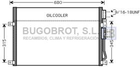 Condensador 62-JE5045 - CONDENSADOR JEEP GRAND CHEROKEE