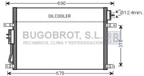 Condensador 62-JE5050 - CONDENSADOR JEEP GRAND CHEROKEE