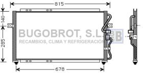 Condensador 62-KA5014 - CONDENSADOR KIA KARNIVAL I-II