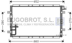 Condensador 62-KA5030 - CONDENSADOR KIA SORENTO 02>/06>