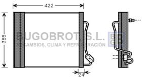 Condensador 62-MC5001 - CONDENSADOR SMART CABRIO (0001632V004)