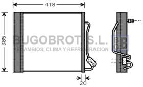 Condensador 62-MC5010 - CONDENSADOR SMART CABRIO (0013198V001)