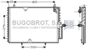 Condensador 62-MS5170 - CONDENSADOR MERCEDES W124