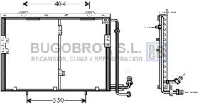 Condensador 62-MS5207 - CONDENSADOR MB W202  '93>  (2028300870)