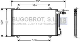 Condensador 62-MS5219 - CONDENSADOR MERCEDES SPRINTER BM90