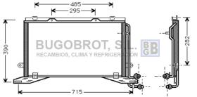 Condensador 62-MS5268 - CONDENSADOR MB W210 CLASE E  570-325-20