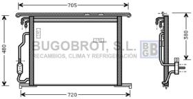 Condensador 62-MS5280 - CONDENSADOR MB. W220  S280   >'99