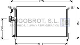 Condensador 62-OL5228 - CONDENSADOR OPEL OMEGA B (1850028)